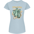 Types of Owls Species Womens Petite Cut T-Shirt Light Blue