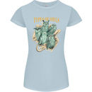 Types of Owls Species Womens Petite Cut T-Shirt Light Blue