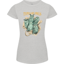 Types of Owls Species Womens Petite Cut T-Shirt Sports Grey