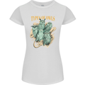 Types of Owls Species Womens Petite Cut T-Shirt White