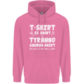 Tyrannosaurus Rex Dinosaur T-Rex Funny Childrens Kids Hoodie Azalea