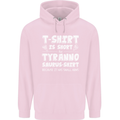 Tyrannosaurus Rex Dinosaur T-Rex Funny Childrens Kids Hoodie Light Pink