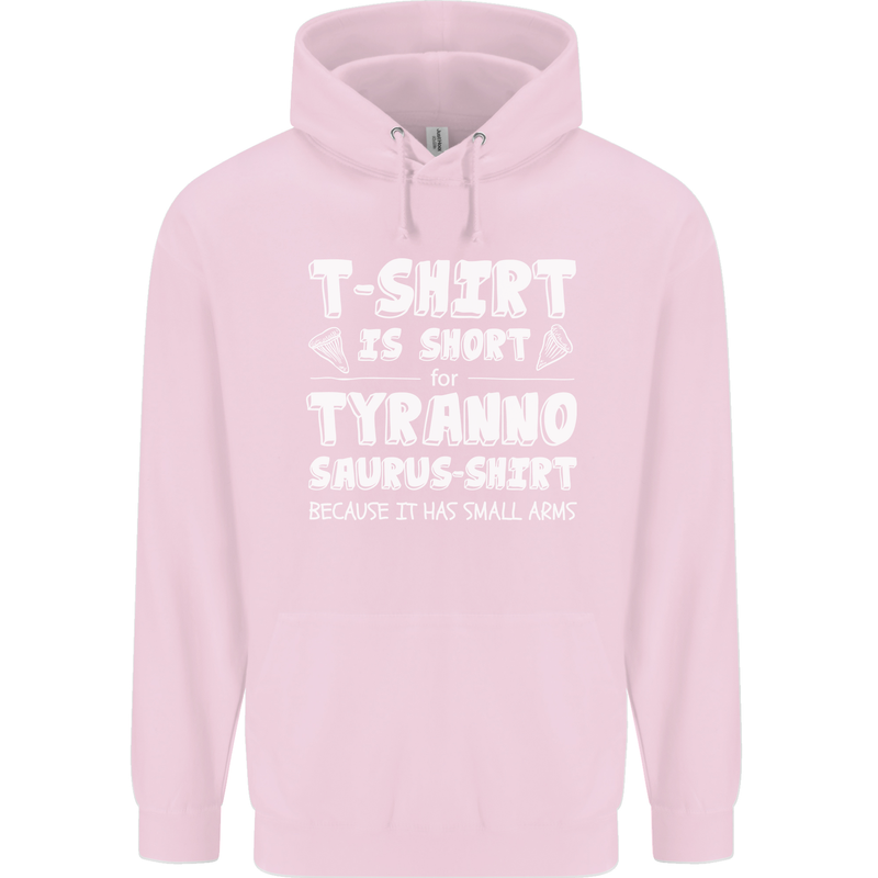 Tyrannosaurus Rex Dinosaur T-Rex Funny Childrens Kids Hoodie Light Pink