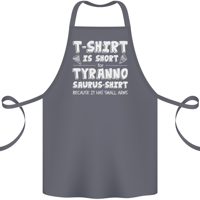 Tyrannosaurus Rex Dinosaur T-Rex Funny Cotton Apron 100% Organic Steel