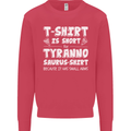 Tyrannosaurus Rex Dinosaur T-Rex Funny Kids Sweatshirt Jumper Heliconia