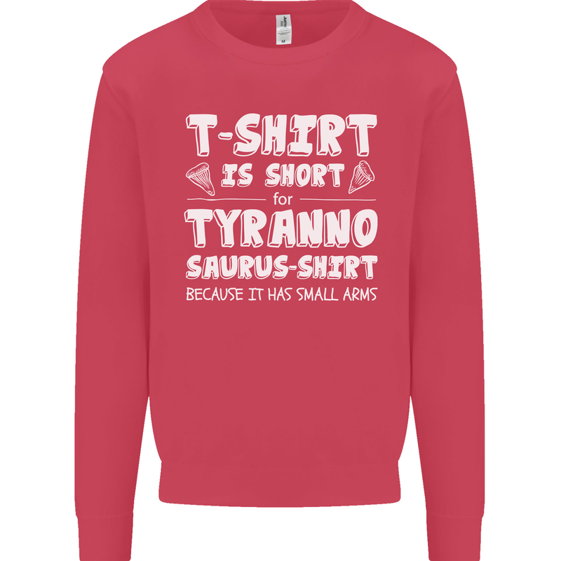 Tyrannosaurus Rex Dinosaur T-Rex Funny Kids Sweatshirt Jumper Heliconia