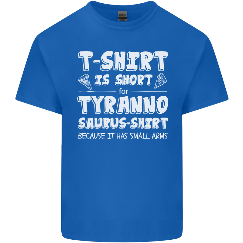 Tyrannosaurus Rex Dinosaur T-Rex Funny Kids T-Shirt Childrens Royal Blue