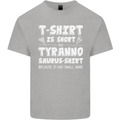 Tyrannosaurus Rex Dinosaur T-Rex Funny Kids T-Shirt Childrens Sports Grey
