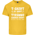 Tyrannosaurus Rex Dinosaur T-Rex Funny Kids T-Shirt Childrens Yellow