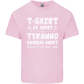 Tyrannosaurus Rex Dinosaur T-Rex Funny Mens Cotton T-Shirt Tee Top Light Pink