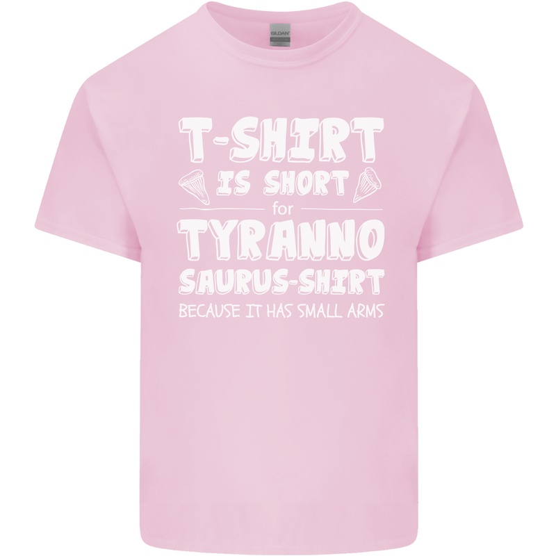 Tyrannosaurus Rex Dinosaur T-Rex Funny Mens Cotton T-Shirt Tee Top Light Pink