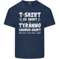 Tyrannosaurus Rex Dinosaur T-Rex Funny Mens Cotton T-Shirt Tee Top Navy Blue