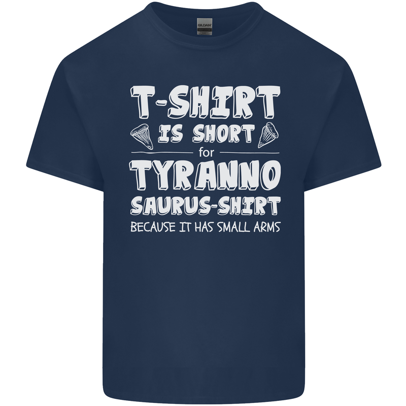 Tyrannosaurus Rex Dinosaur T-Rex Funny Mens Cotton T-Shirt Tee Top Navy Blue