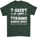 Tyrannosaurus Rex Dinosaur T-Rex Funny Mens T-Shirt 100% Cotton Forest Green