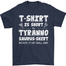 Tyrannosaurus Rex Dinosaur T-Rex Funny Mens T-Shirt 100% Cotton Navy Blue
