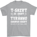 Tyrannosaurus Rex Dinosaur T-Rex Funny Mens T-Shirt 100% Cotton Sports Grey
