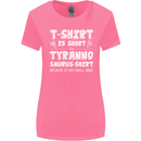 Tyrannosaurus Rex Dinosaur T-Rex Funny Womens Wider Cut T-Shirt Azalea