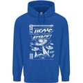 UFO's Attack! Aliens Out of Space Childrens Kids Hoodie Royal Blue