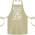 UFO's Attack! Aliens Out of Space Cotton Apron 100% Organic Khaki