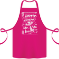 UFO's Attack! Aliens Out of Space Cotton Apron 100% Organic Pink