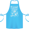 UFO's Attack! Aliens Out of Space Cotton Apron 100% Organic Turquoise