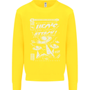 UFO's Attack! Aliens Out of Space Kids Sweatshirt Jumper Yellow