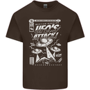 UFO's Attack! Aliens Out of Space Kids T-Shirt Childrens Chocolate