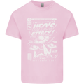 UFO's Attack! Aliens Out of Space Kids T-Shirt Childrens Light Pink