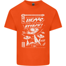 UFO's Attack! Aliens Out of Space Kids T-Shirt Childrens Orange