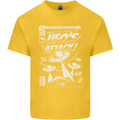 UFO's Attack! Aliens Out of Space Kids T-Shirt Childrens Yellow