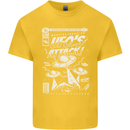 UFO's Attack! Aliens Out of Space Kids T-Shirt Childrens Yellow