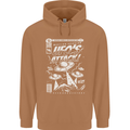 UFO's Attack! Aliens Out of Space Mens 80% Cotton Hoodie Caramel Latte