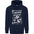 UFO's Attack! Aliens Out of Space Mens 80% Cotton Hoodie Navy Blue