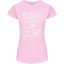 UFO's Attack! Aliens Out of Space Womens Petite Cut T-Shirt Light Pink