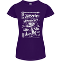 UFO's Attack! Aliens Out of Space Womens Petite Cut T-Shirt Purple