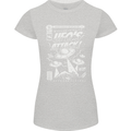 UFO's Attack! Aliens Out of Space Womens Petite Cut T-Shirt Sports Grey