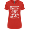 UFO's Attack! Aliens Out of Space Womens Wider Cut T-Shirt Red