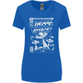 UFO's Attack! Aliens Out of Space Womens Wider Cut T-Shirt Royal Blue