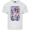 UK American Football Player Kids T-Shirt Childrens White