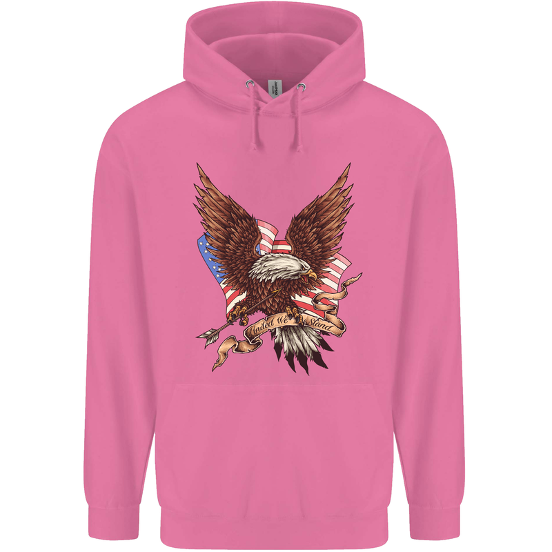 USA Eagle Flag America Patriotic July 4th Childrens Kids Hoodie Azalea