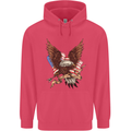 USA Eagle Flag America Patriotic July 4th Childrens Kids Hoodie Heliconia