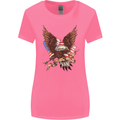 USA Eagle Flag America Patriotic July 4th Womens Wider Cut T-Shirt Azalea