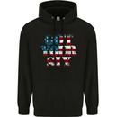 USA I've Got Your Six American Flag Army Childrens Kids Hoodie Black