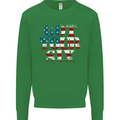 USA I've Got Your Six American Flag Army Kids Sweatshirt Jumper Irish Green