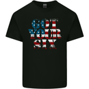 USA I've Got Your Six American Flag Army Kids T-Shirt Childrens Black