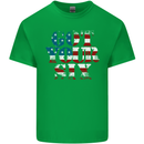 USA I've Got Your Six American Flag Army Kids T-Shirt Childrens Irish Green