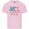 USA I've Got Your Six American Flag Army Mens Cotton T-Shirt Tee Top Light Pink