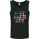 USA I've Got Your Six American Flag Army Mens Vest Tank Top Black