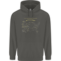 US National Parks Hiking Trekking Walking Childrens Kids Hoodie Storm Grey