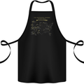 US National Parks Hiking Trekking Walking Cotton Apron 100% Organic Black